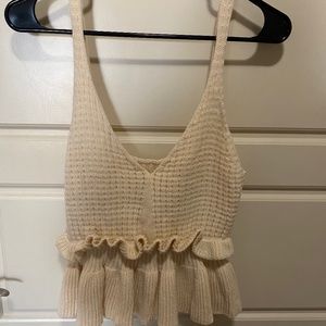 Knit tank top